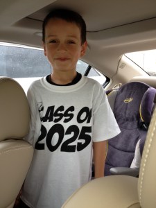 my new shirt from my teacher